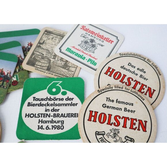 Vintage 22 Beer Coasters From Germany Instant Collection Beer Coaster Lot B - Picture 3 of 4
